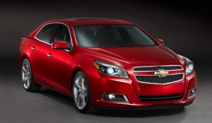 How many new features of 2013 Chevrolet Malibu are there?